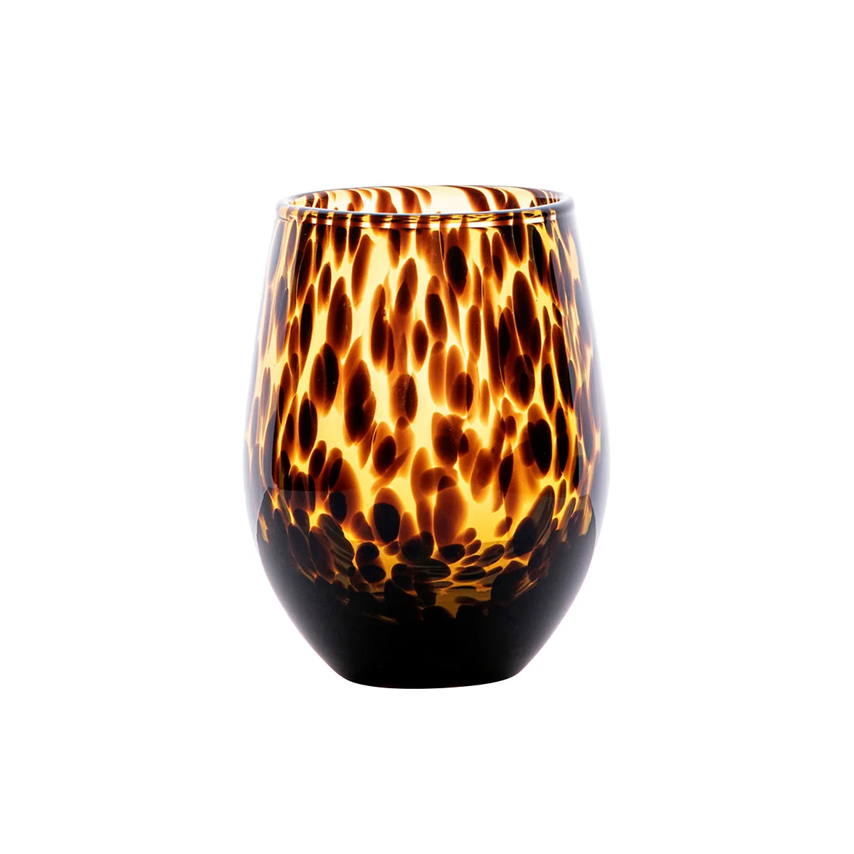 BMH - Puro Stemless Tortoise Shell Wine Glass (6)