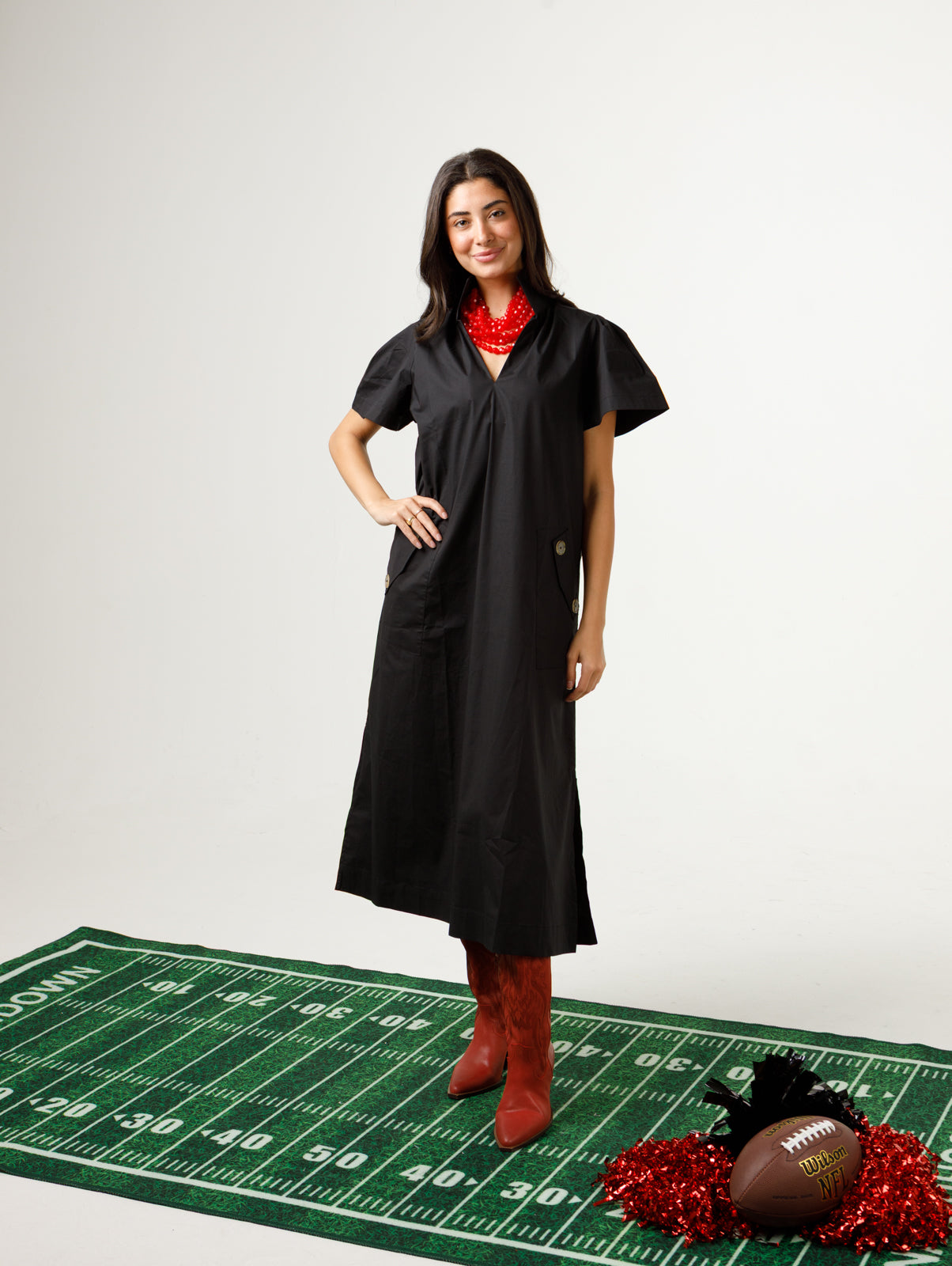 Gretchen Dress - Solid Black