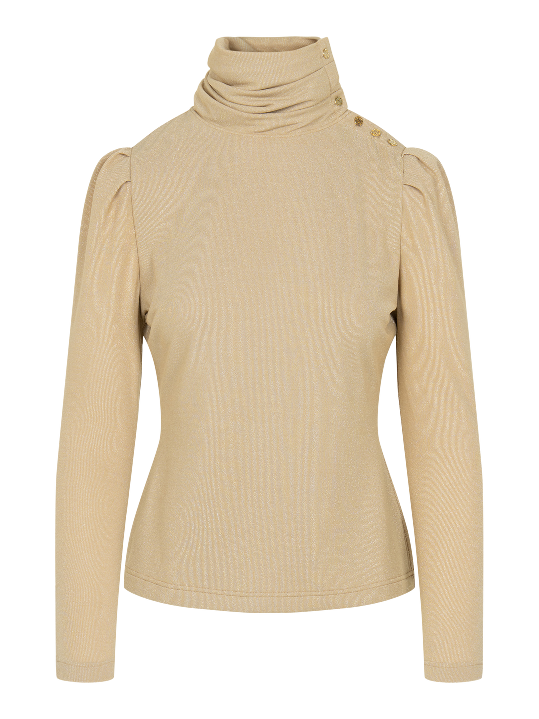 Tessa Top - Metallic Gold Knit