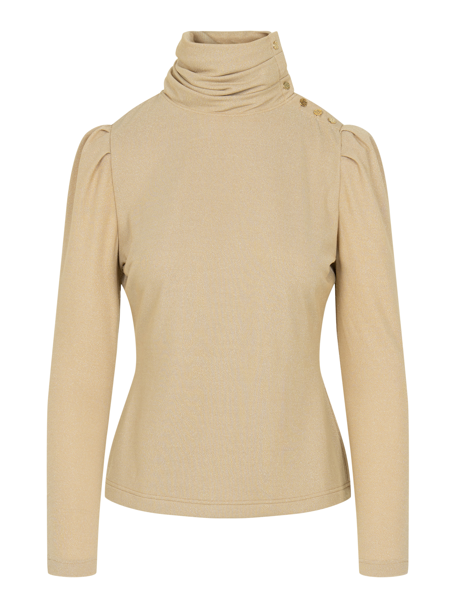 Tessa Top - Metallic Gold Knit