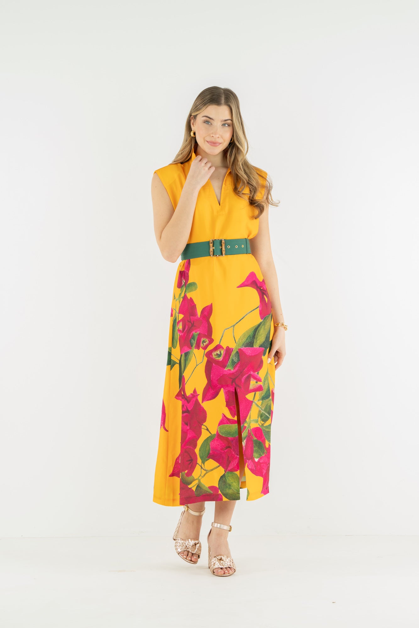 Roma Dress - Bougainvillea