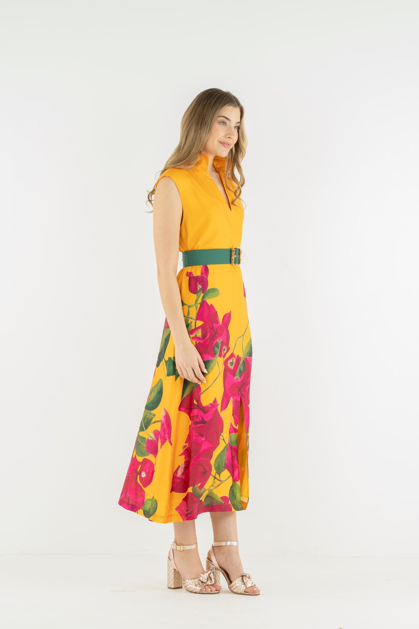 Roma Dress - Bougainvillea