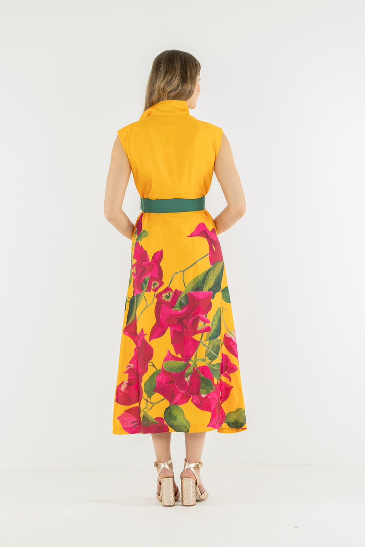 Roma Dress - Bougainvillea