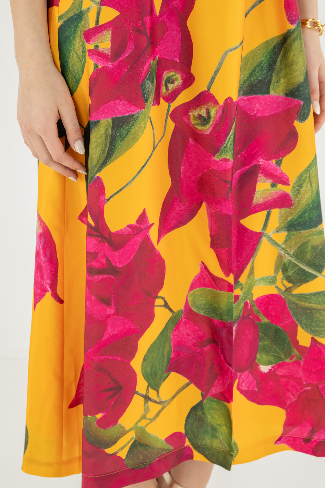 Roma Dress - Bougainvillea
