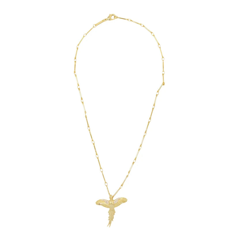 Pheasant Pendant Necklace