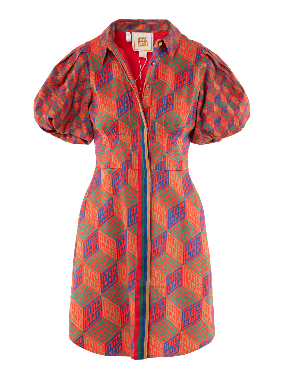 Britt Dress - Vintage Monogram