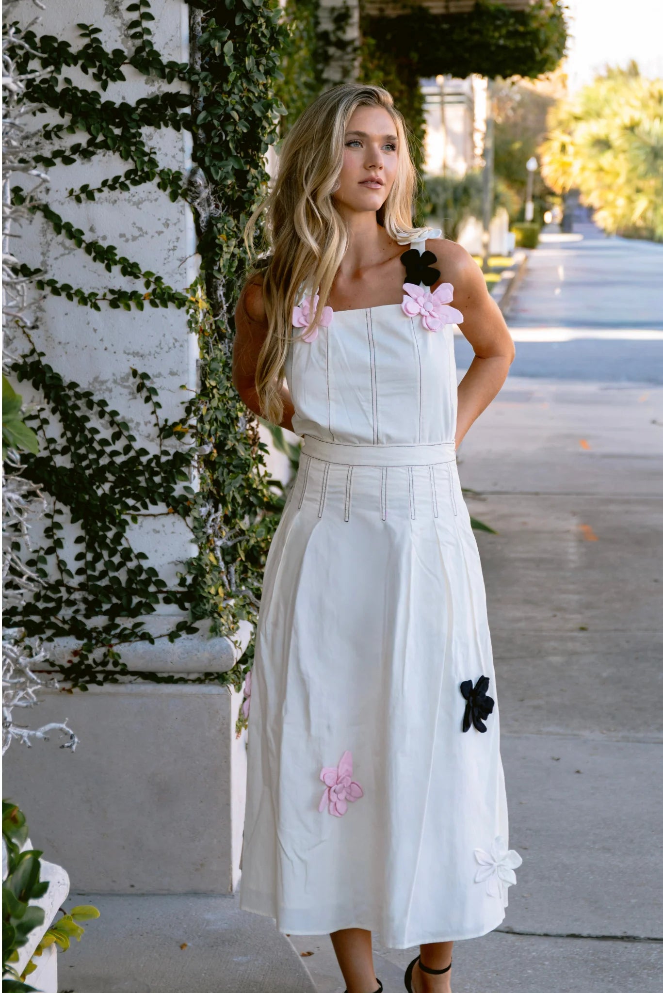 Orchid Midi Skirt - 3D Orchid