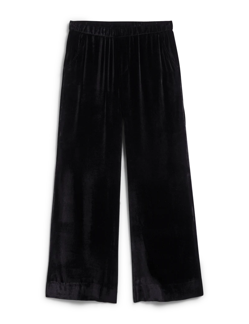 Maisie Velvet Tuscany Velvet Set Bottom-Black