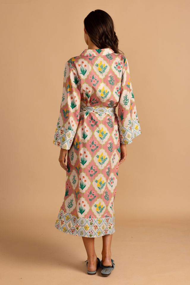 Lee Dress - Rose/Blue Blossom