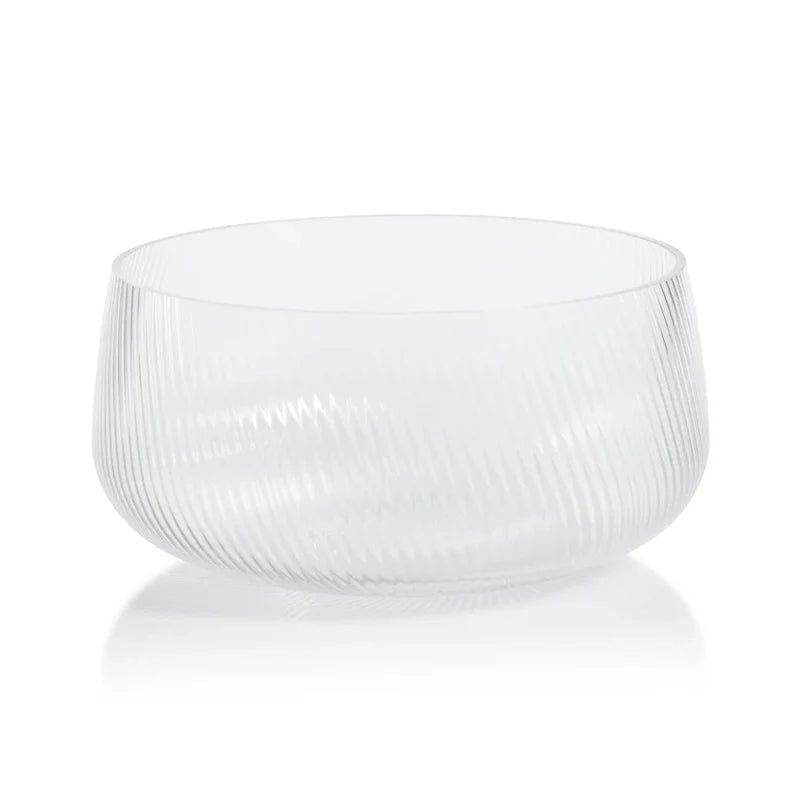 BMH - Rippled Glass Salad Bowl 10.75"
