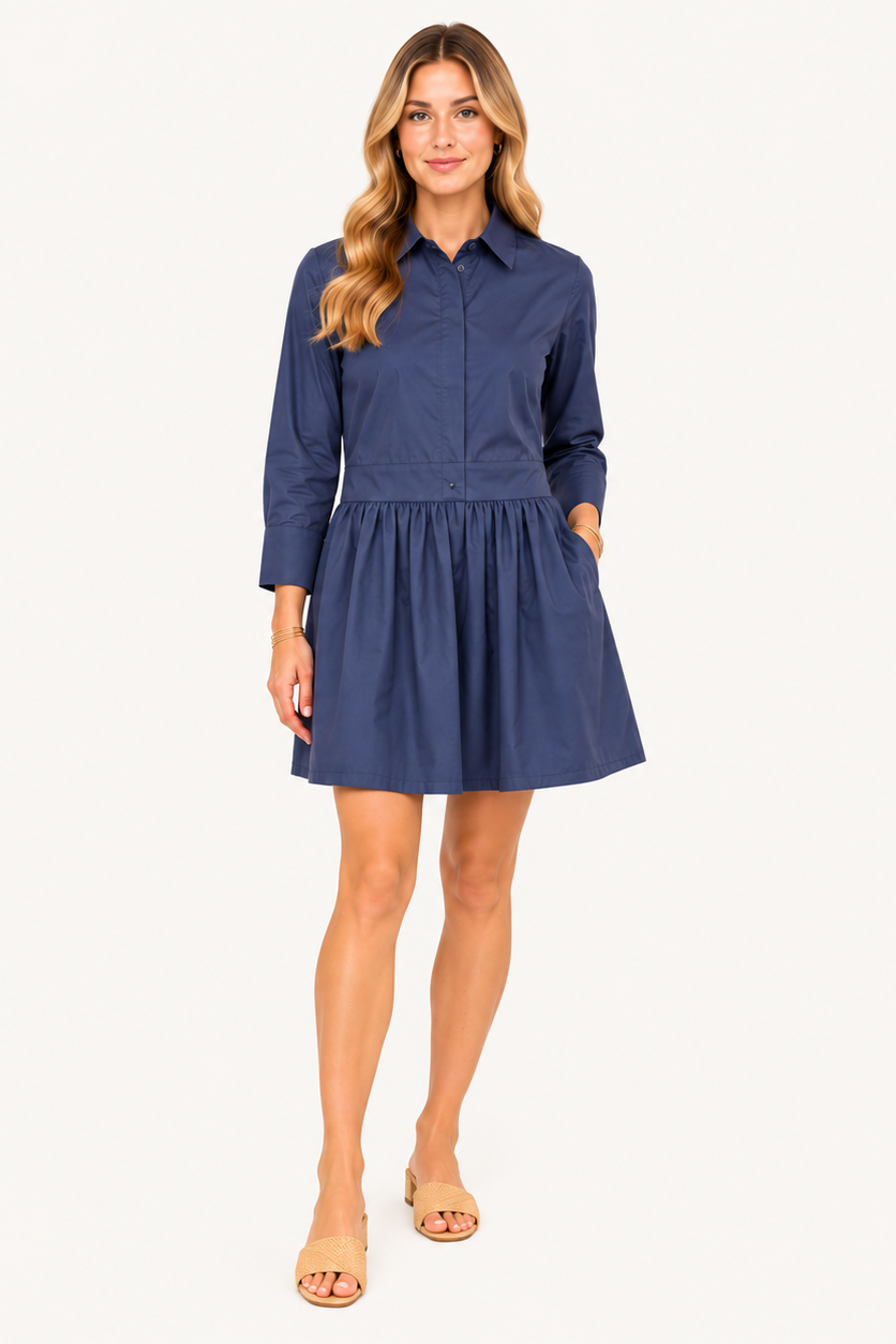 The Blair Dress - Midnight Navy