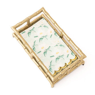 BMH - Gold Bamboo Guest Towel Holder