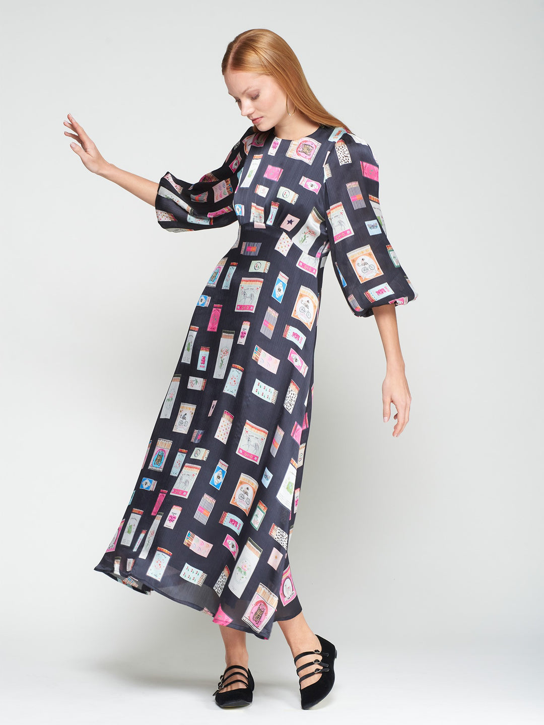 ERIN DRESS - MARINO PRINT