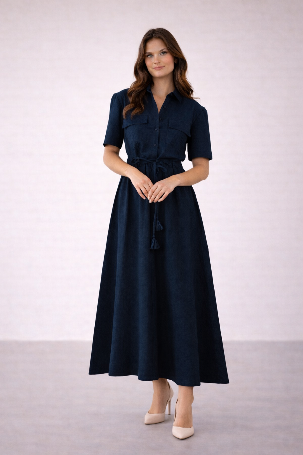 Kelli Maxi Dress - Navy