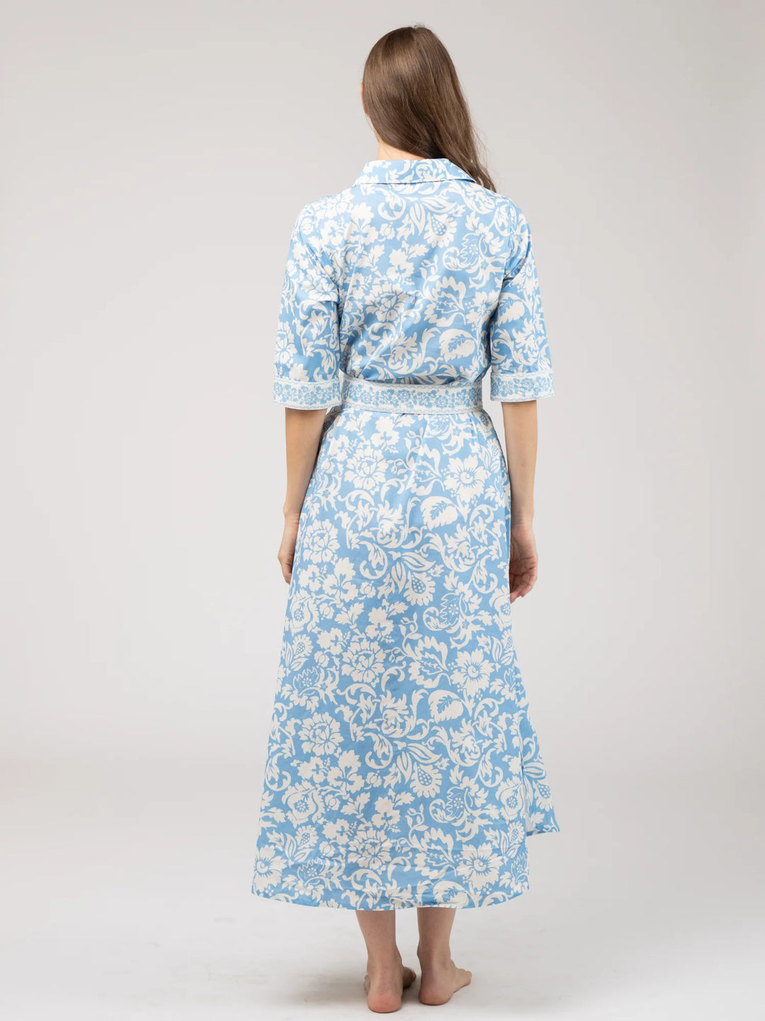Eloise Dress - Blue Flore