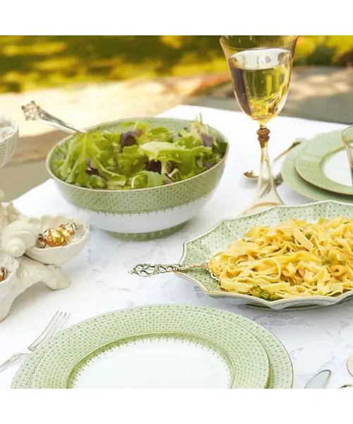 BMH - Apple Green Lace Dinner Plate (12)