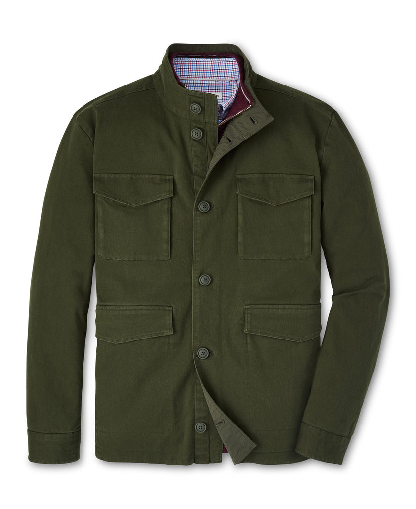 Stowe Reversible Safari Jkt Dark Olive