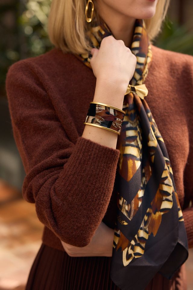 Brackish Anya Wide Cuff Bracelet