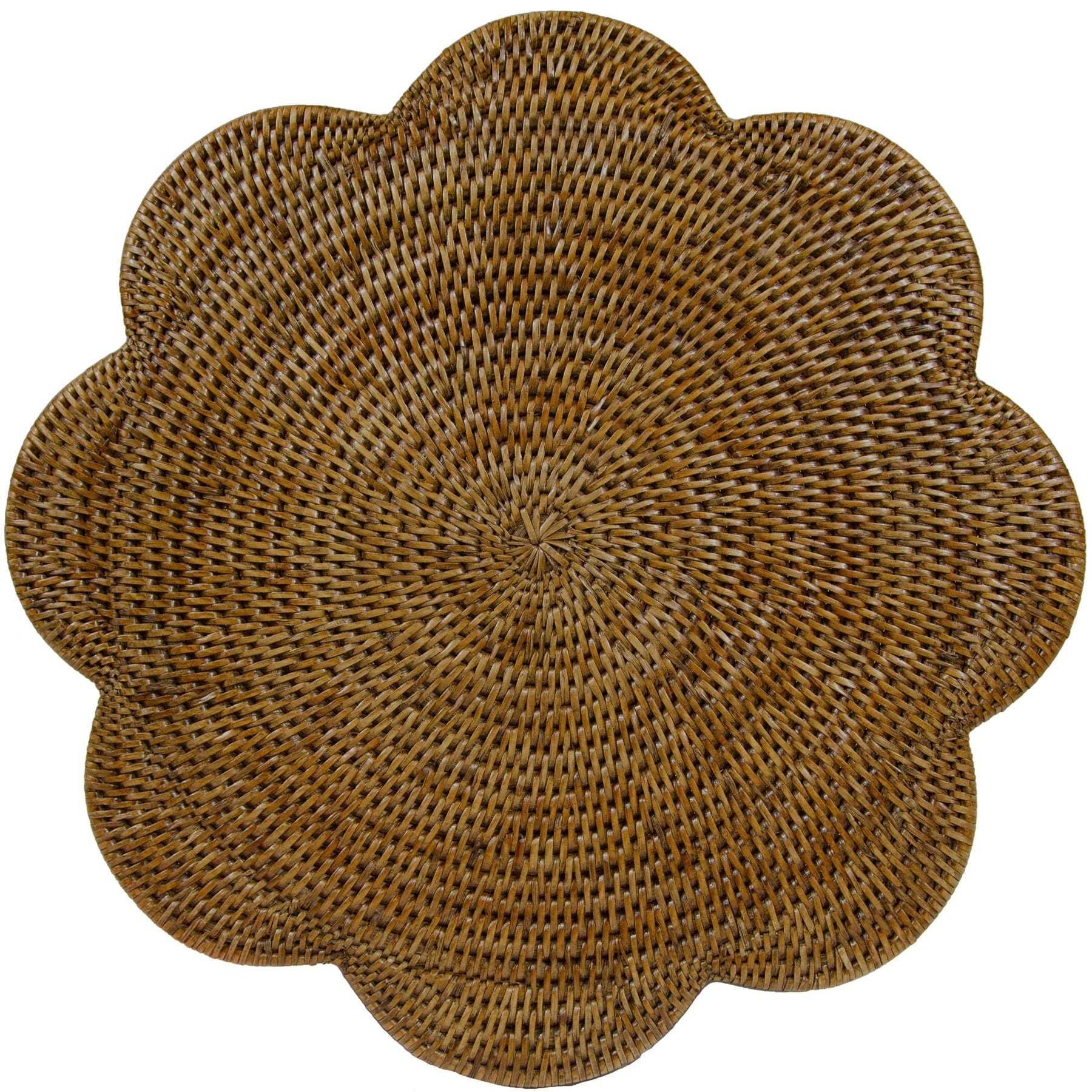 BMH - Rattan Scallop Placemat Set/6 (2)
