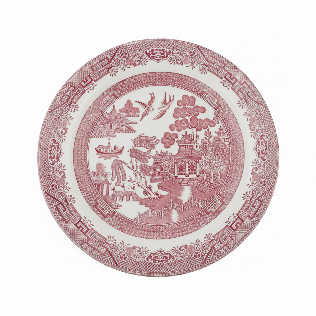 BMH - Willow Rosa Round Pink Platter