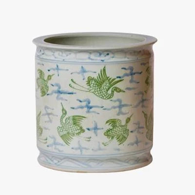 BMH - Cranes and Clouds Planter