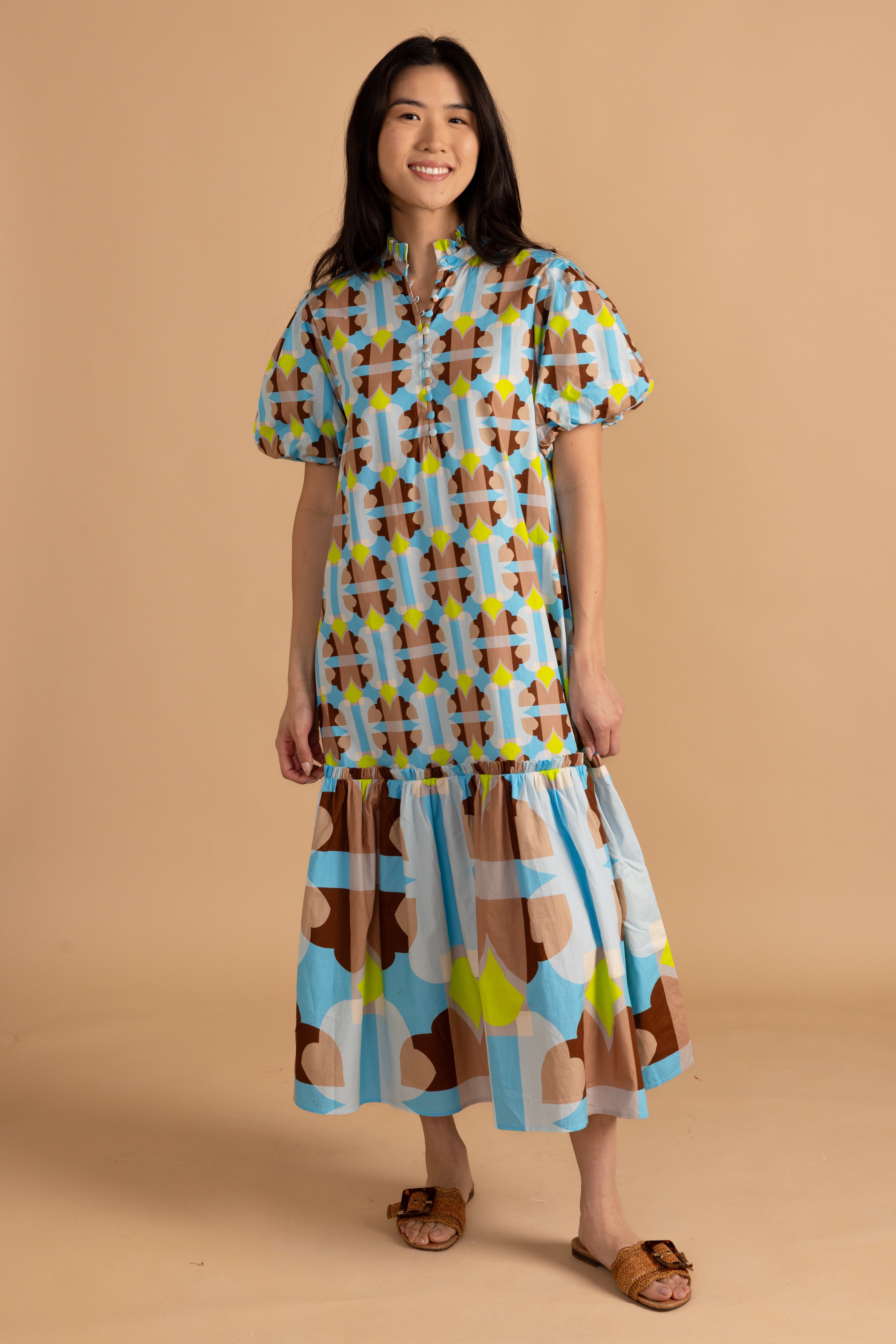 Carly Dress - Combo Deco