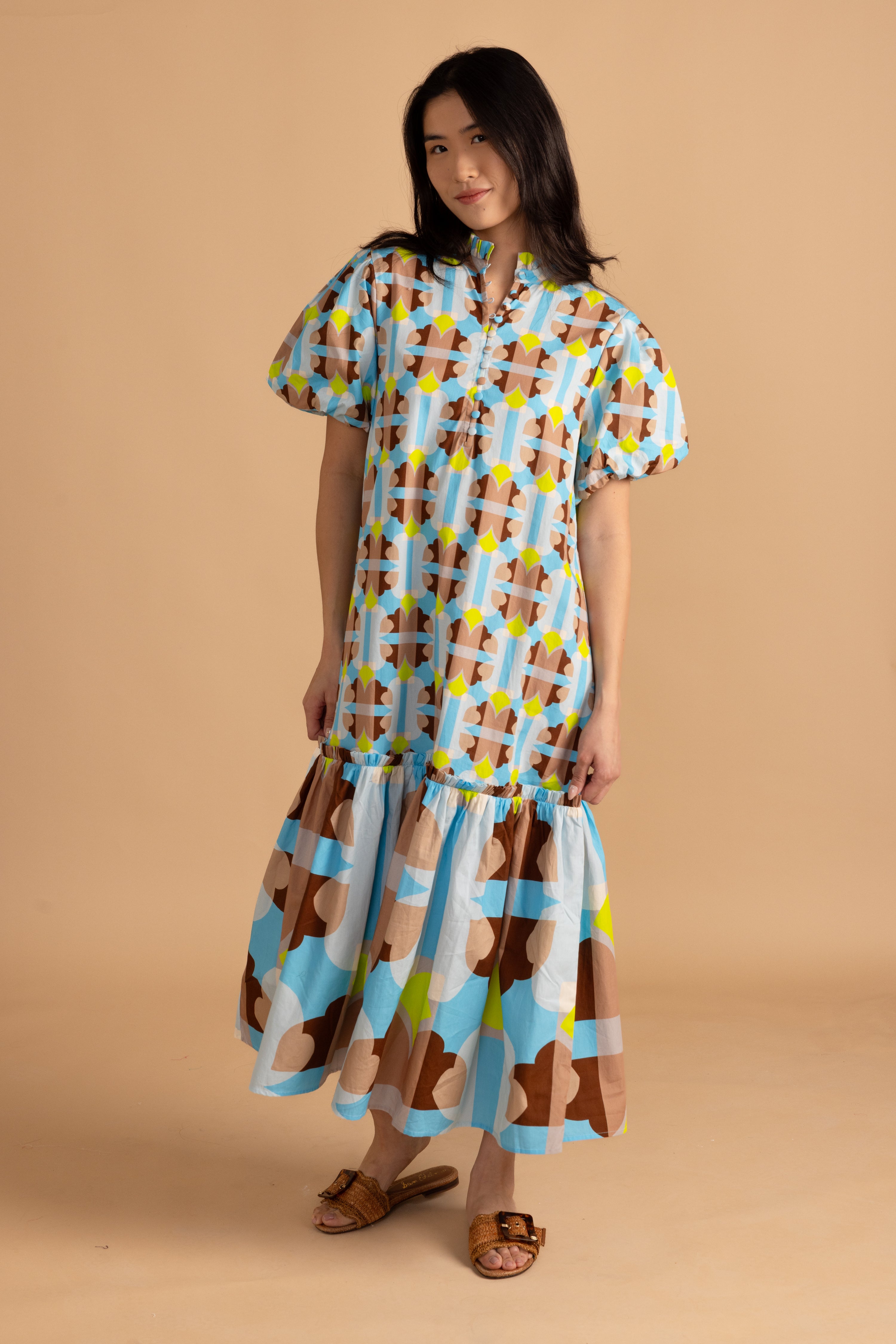 Carly Dress - Combo Deco