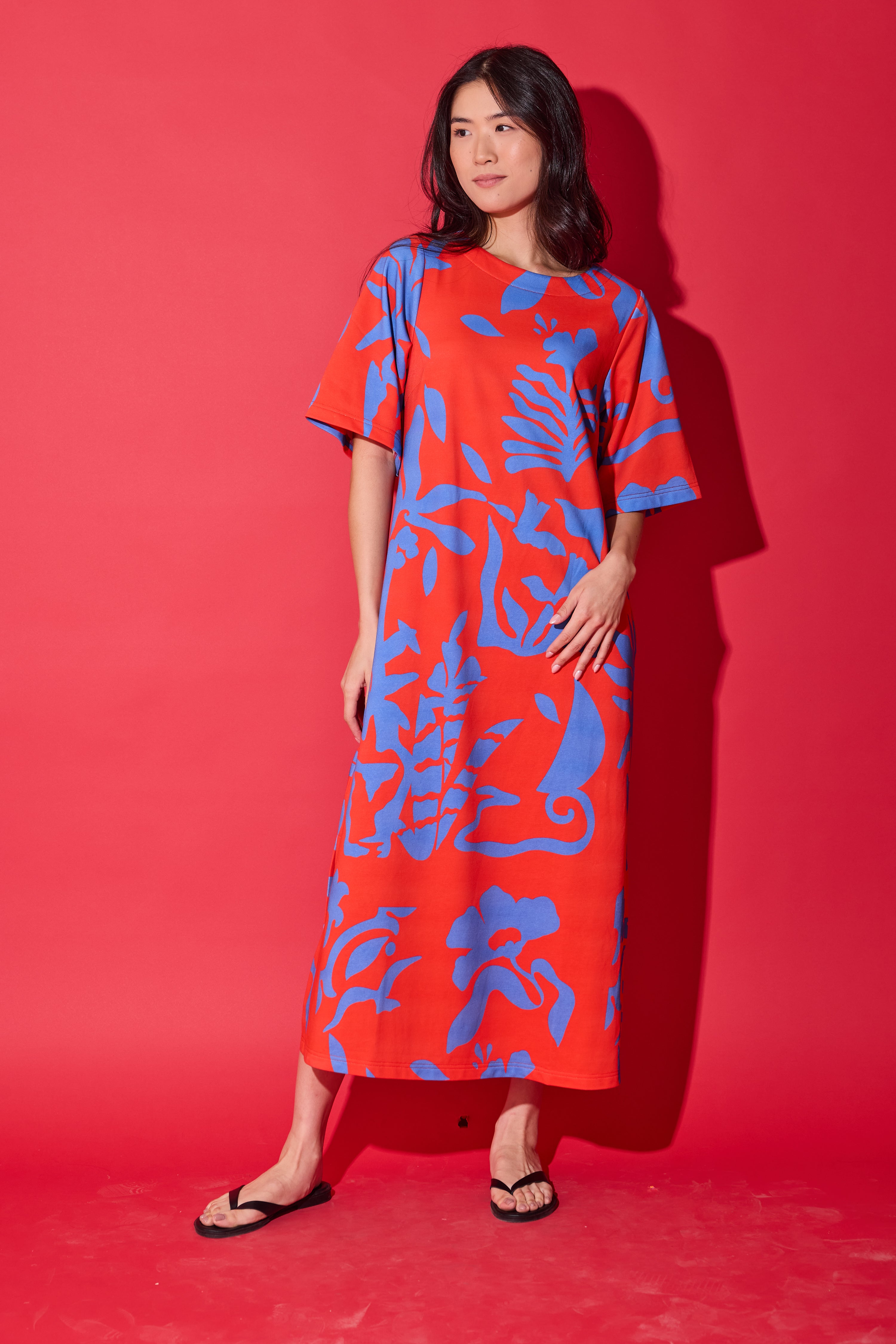 Tilly Dress - Rouge Majorelle