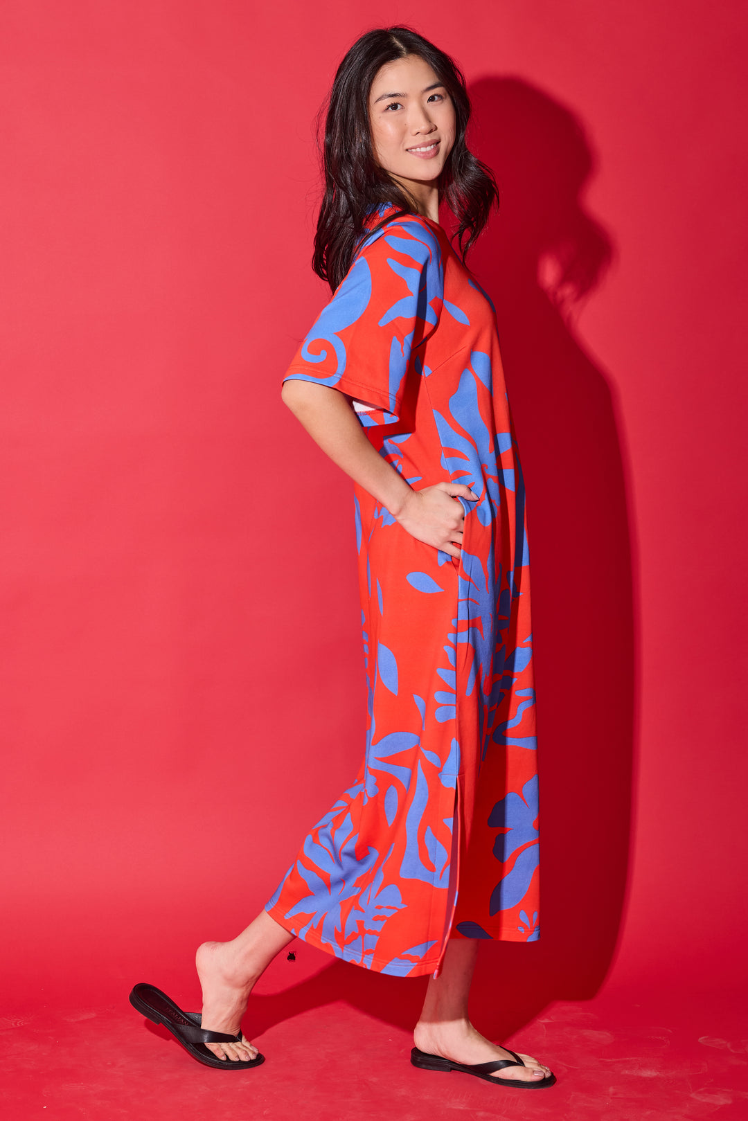 Tilly Dress - Rouge Majorelle