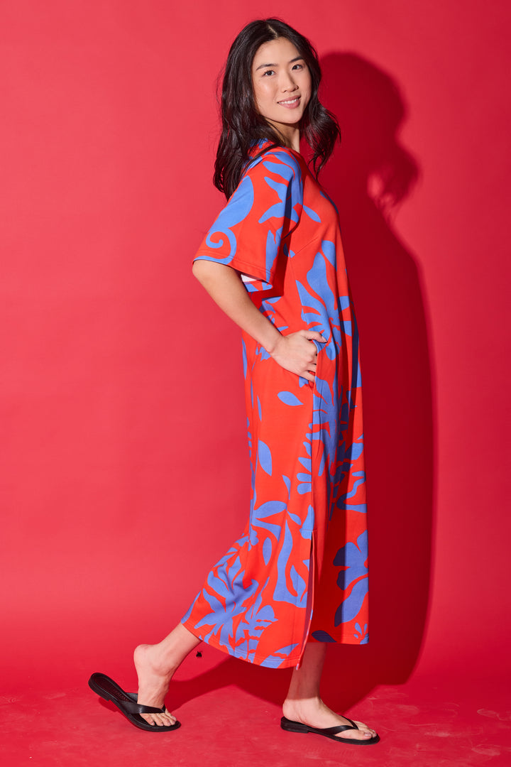 Tilly Dress - Rouge Majorelle