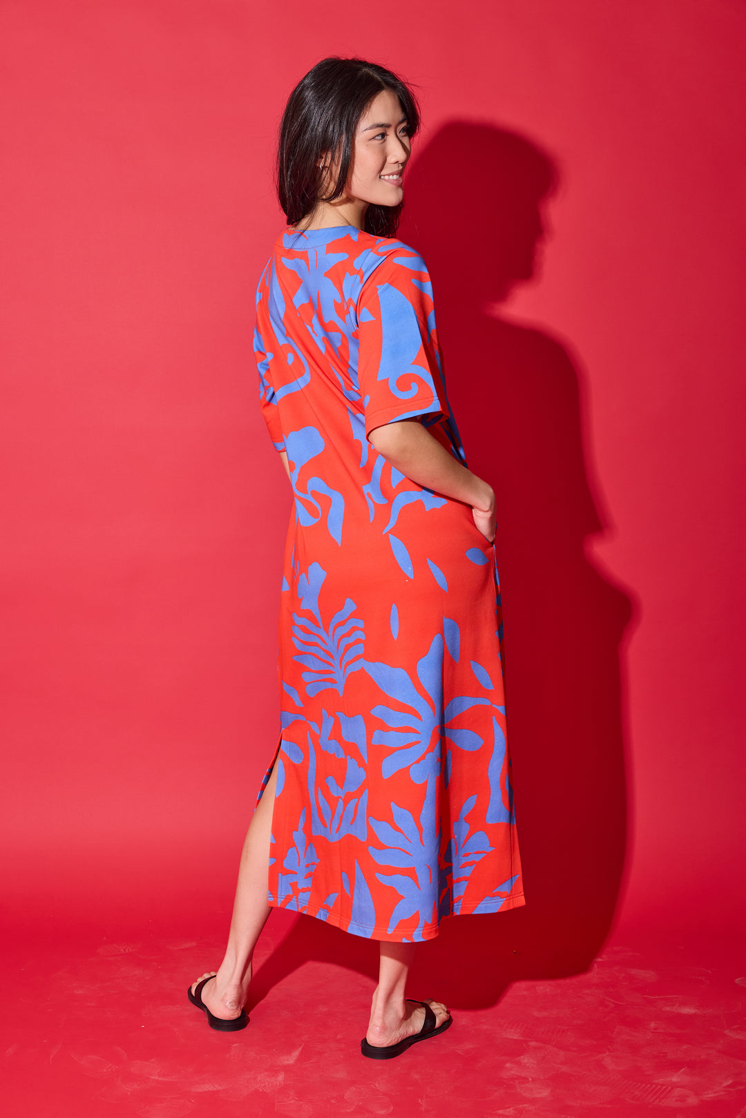 Tilly Dress - Rouge Majorelle