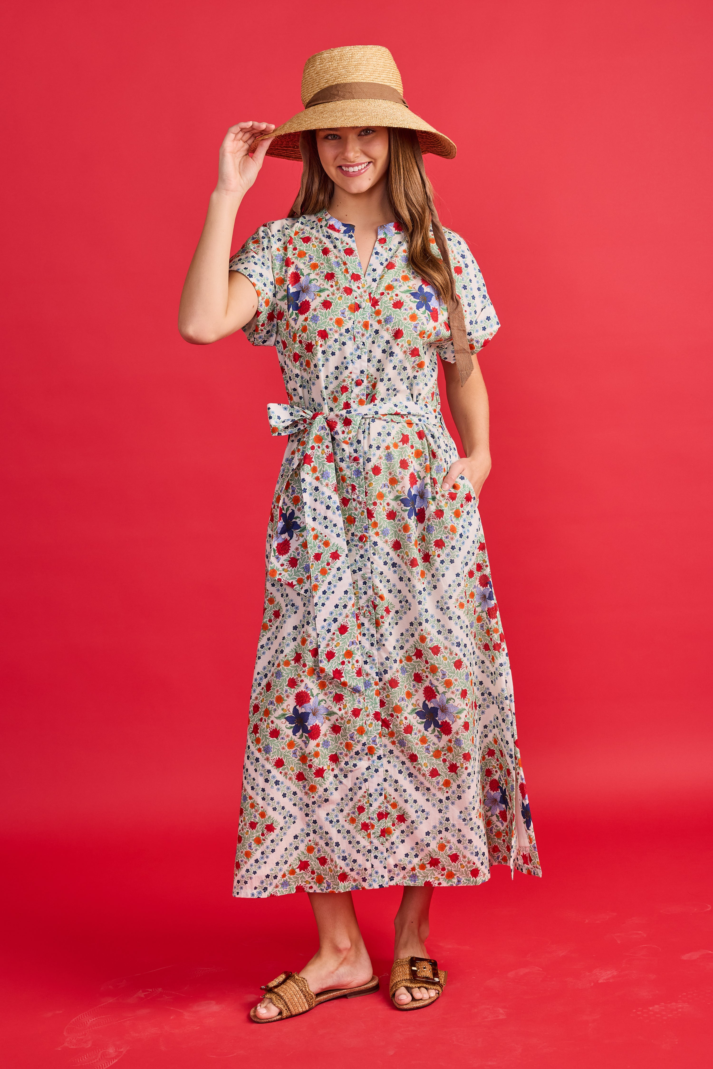 Evelyn Dress - American Bouquet