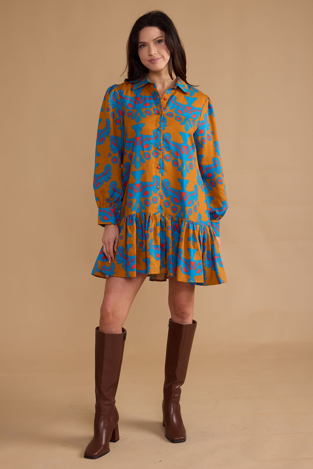 Lola Dress - Mughal Motif