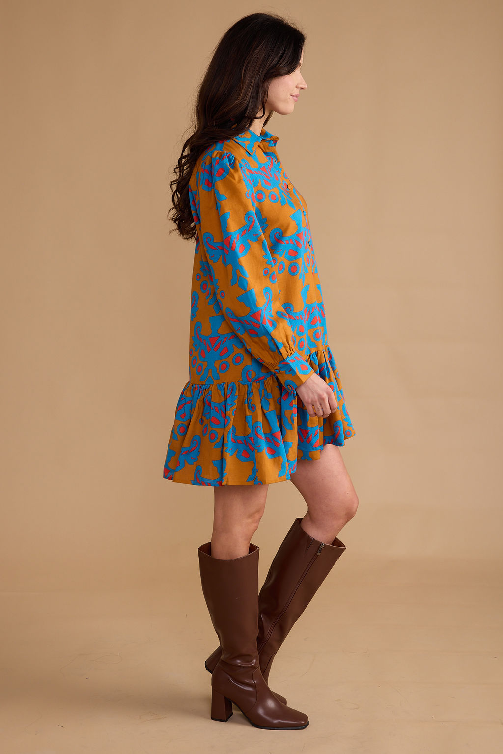 Lola Dress - Mughal Motif