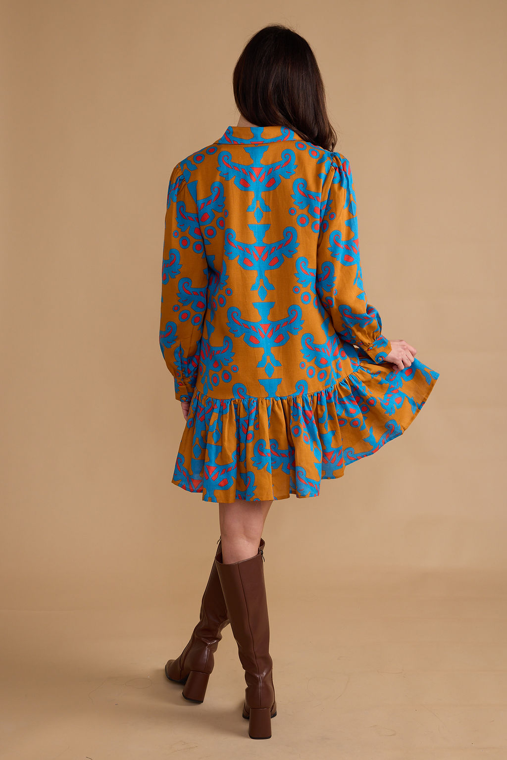 Lola Dress - Mughal Motif