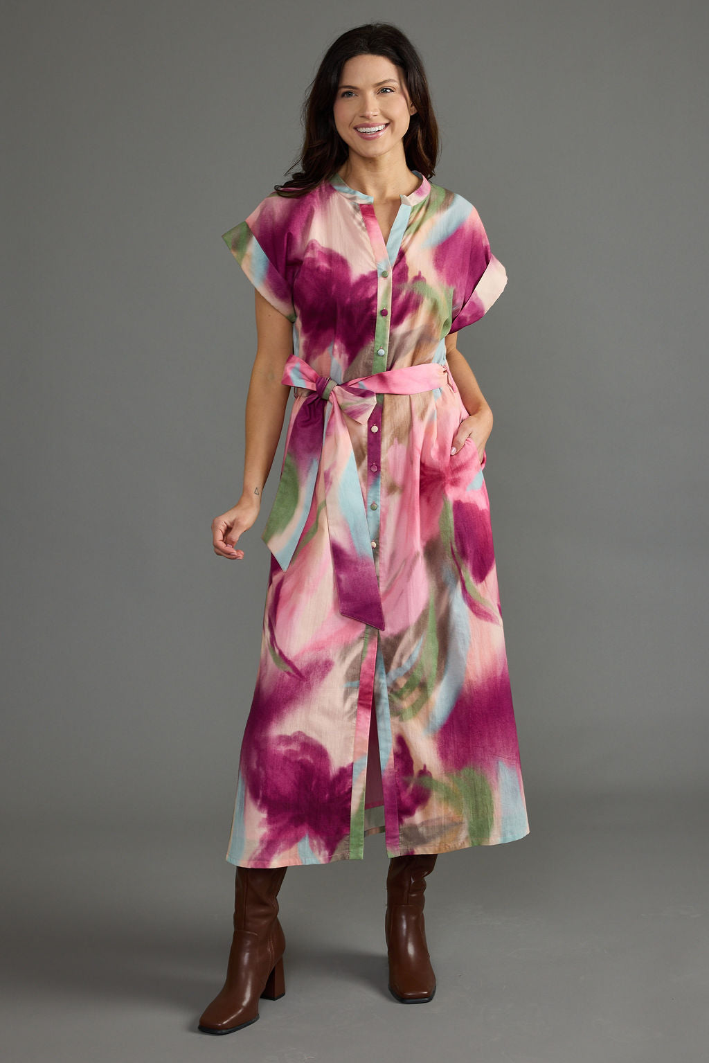 Evelyn Dress - Rosewater