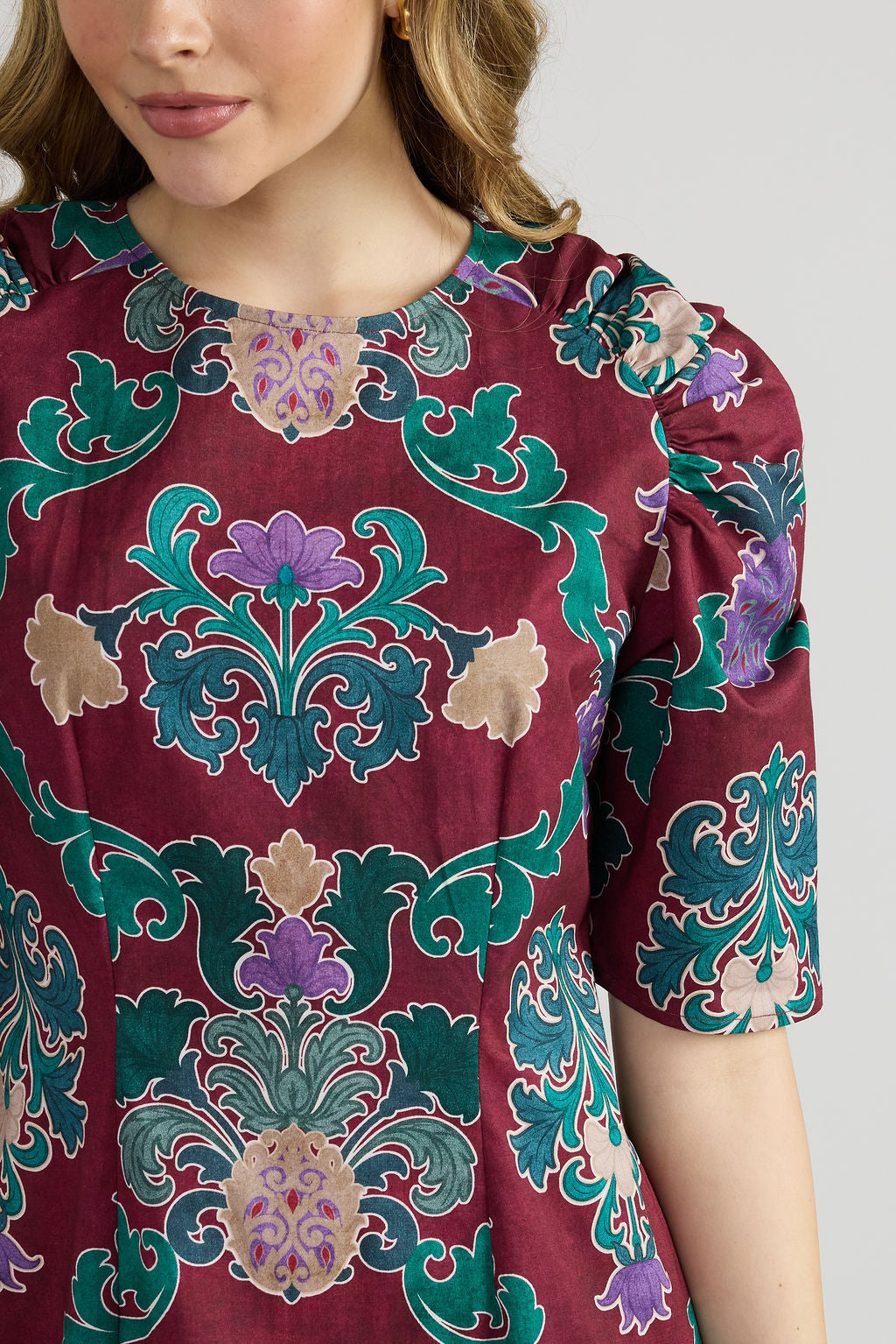 Campbell Dress - Damask