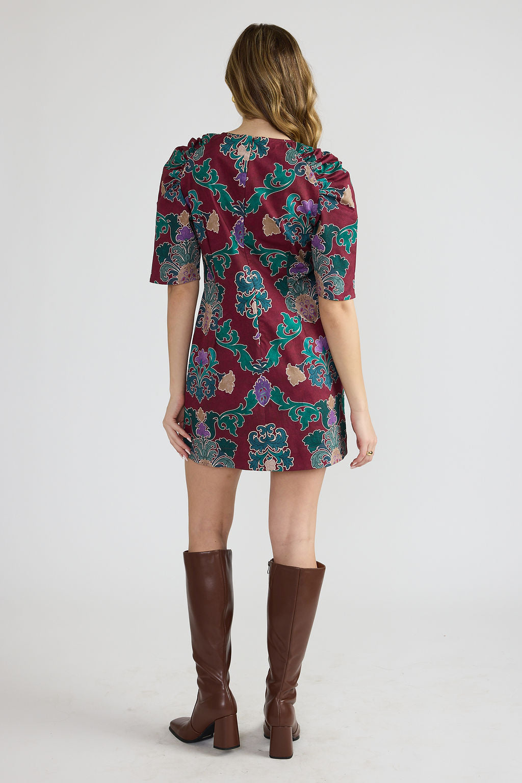 Campbell Dress - Damask