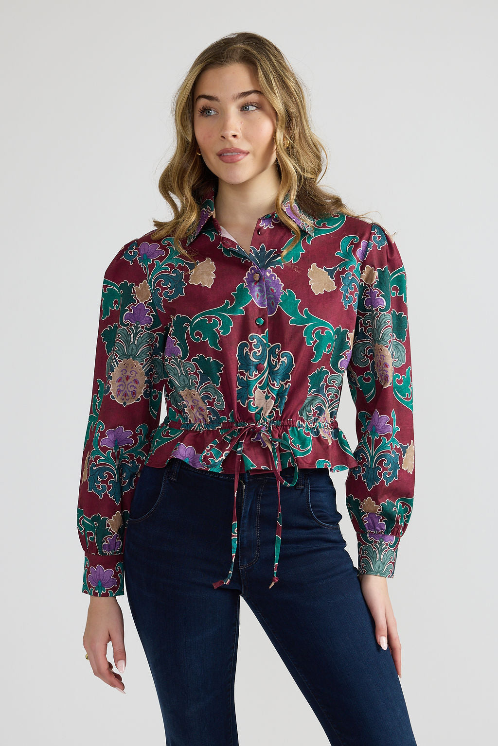 Kirk Top - Damask