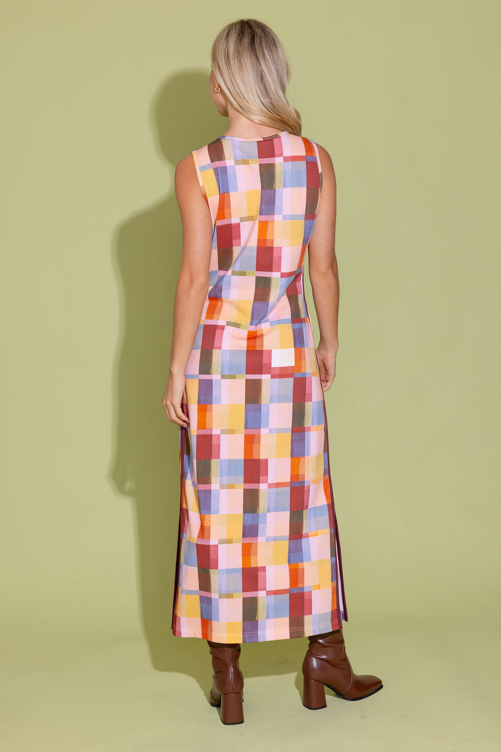 Berkley Dress - Terracotta Check