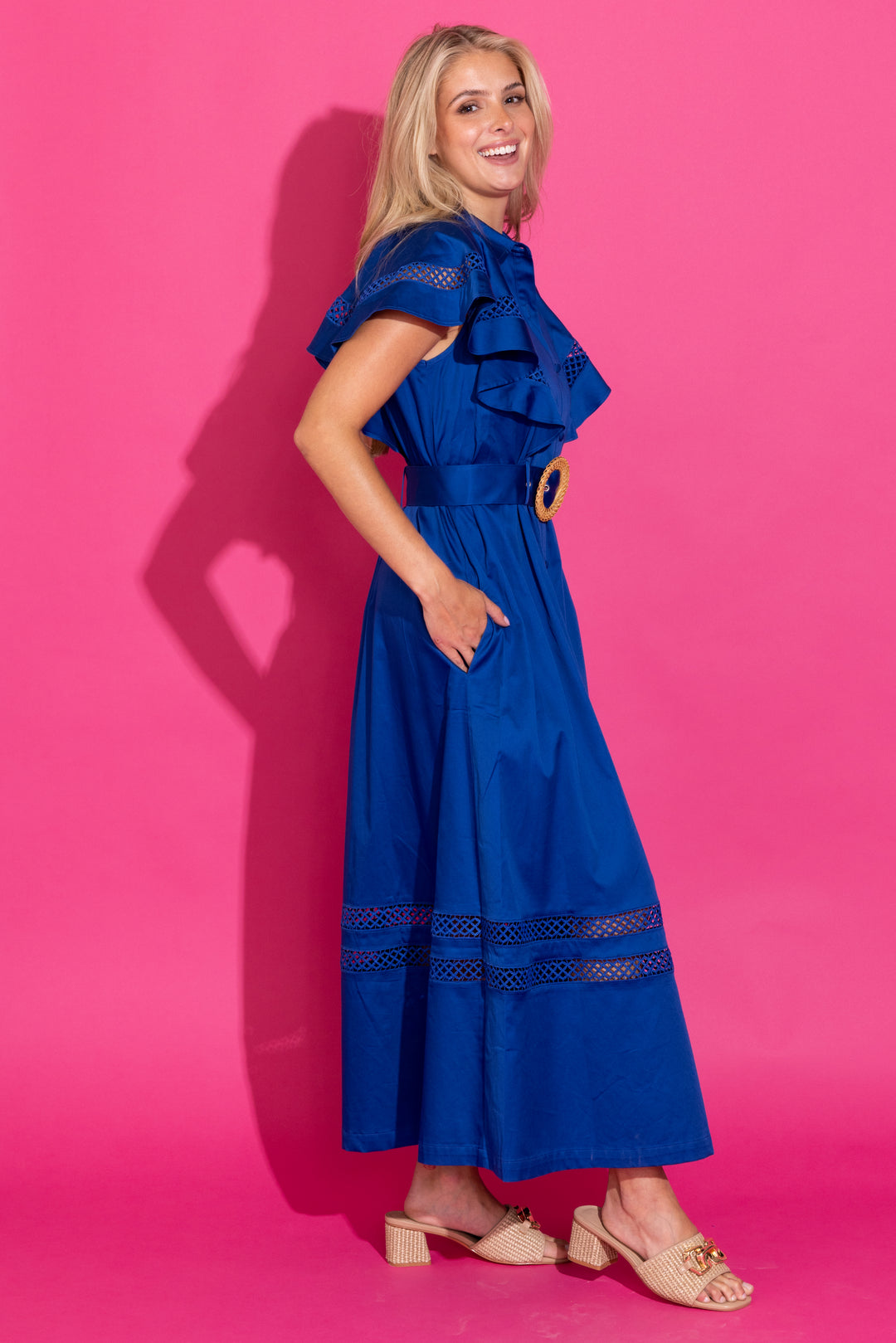 Rose Dress - Marine