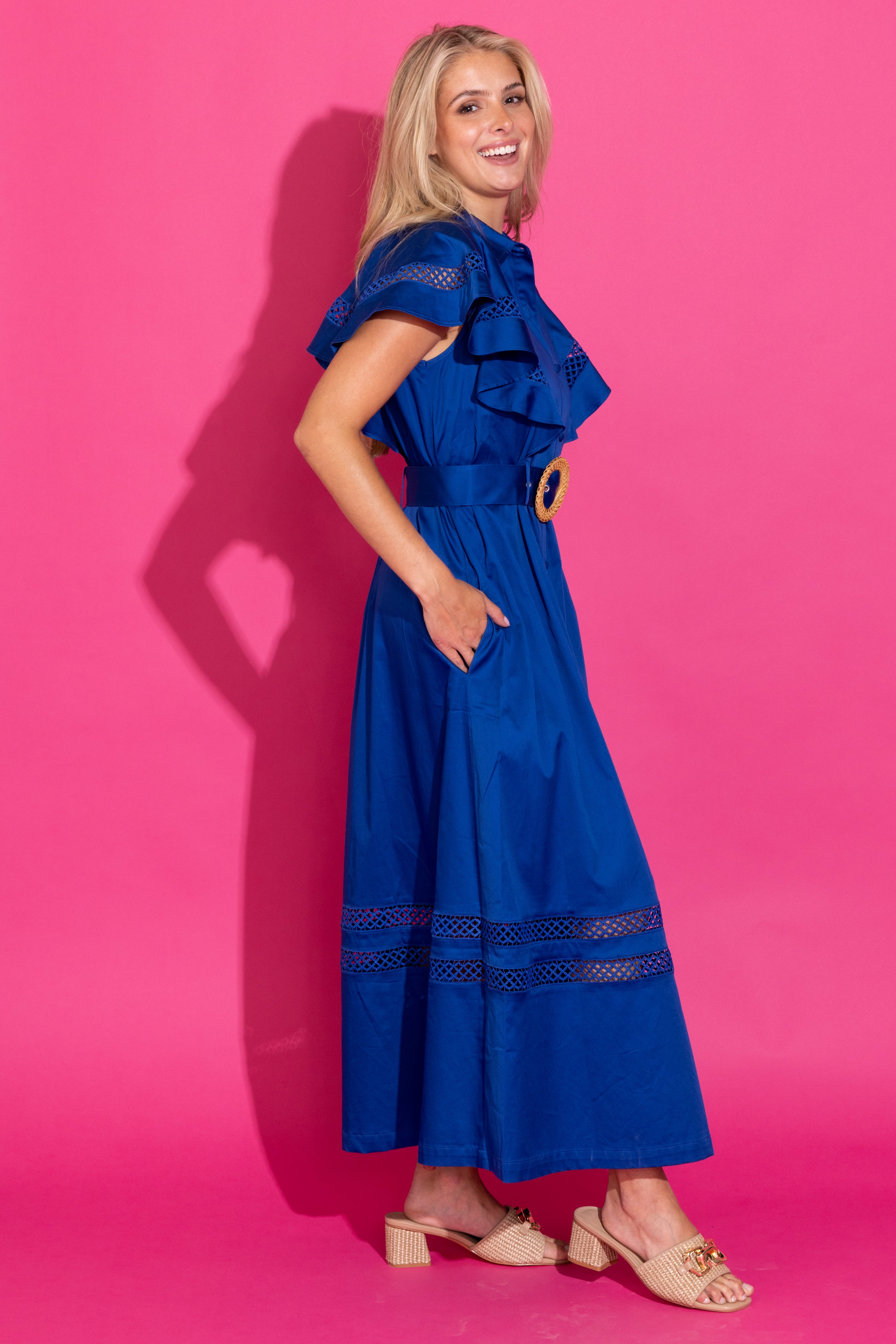 Rose Dress - Marine