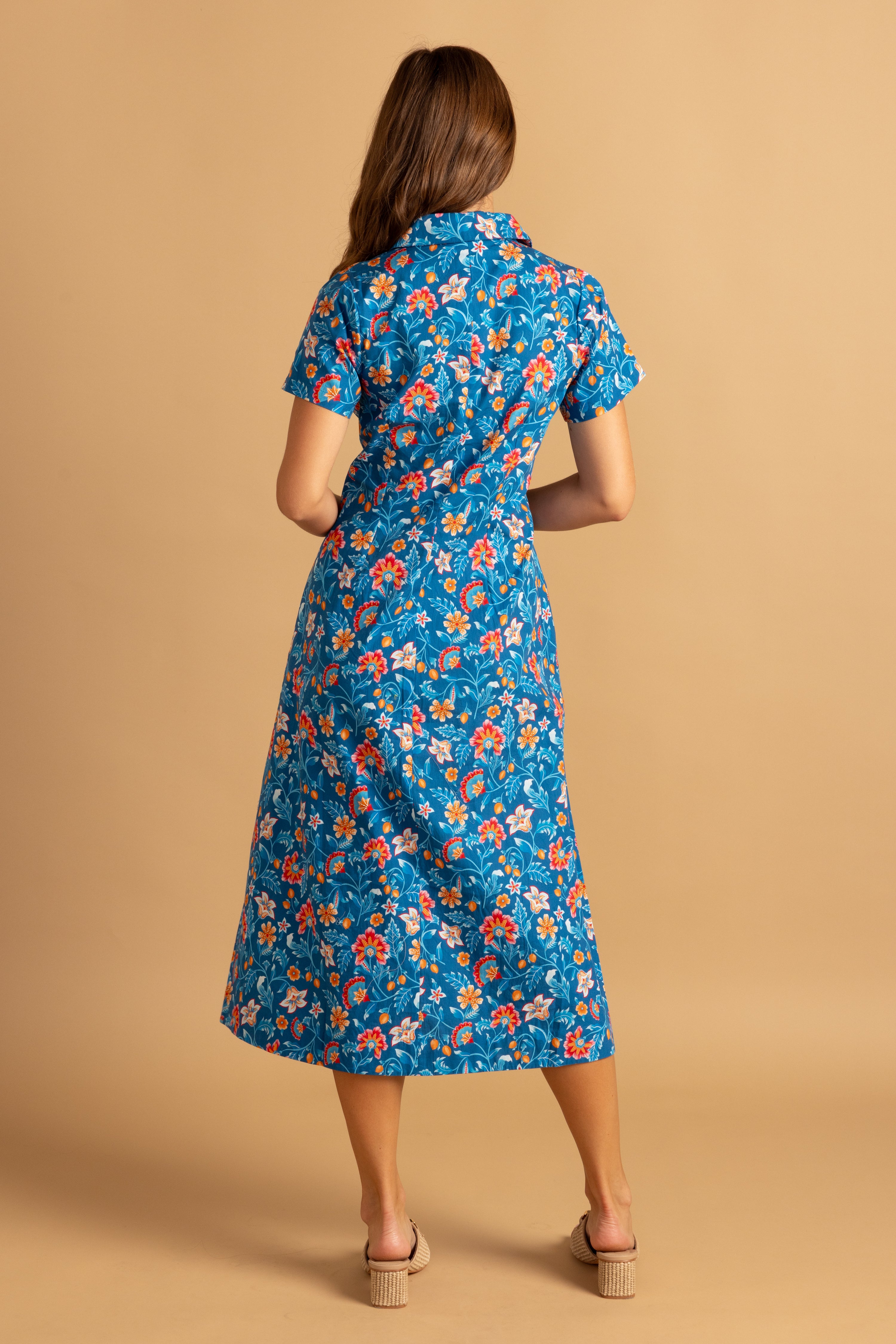 Elsie Dress - Midnight Ivy