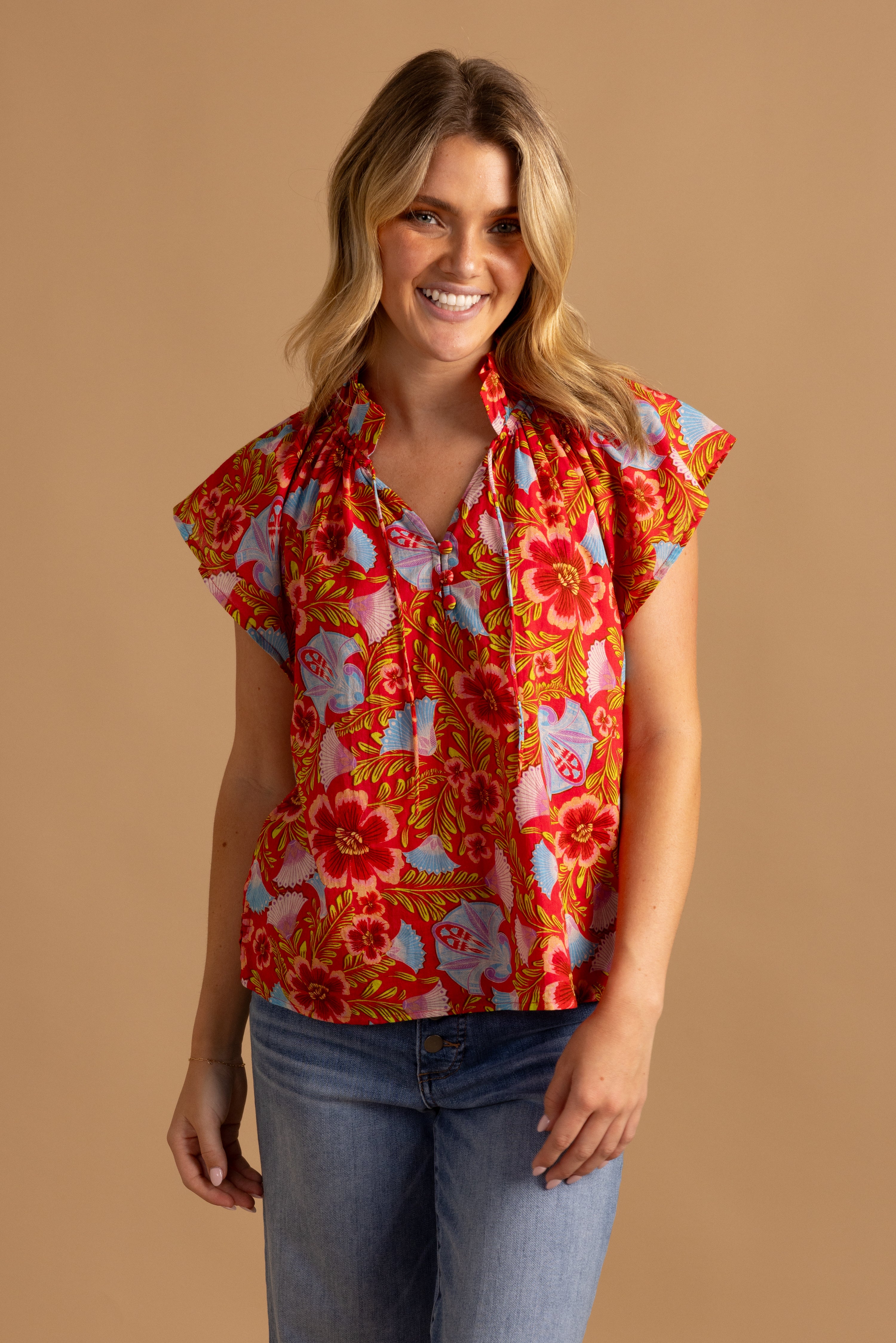Em Top - Retro Floral