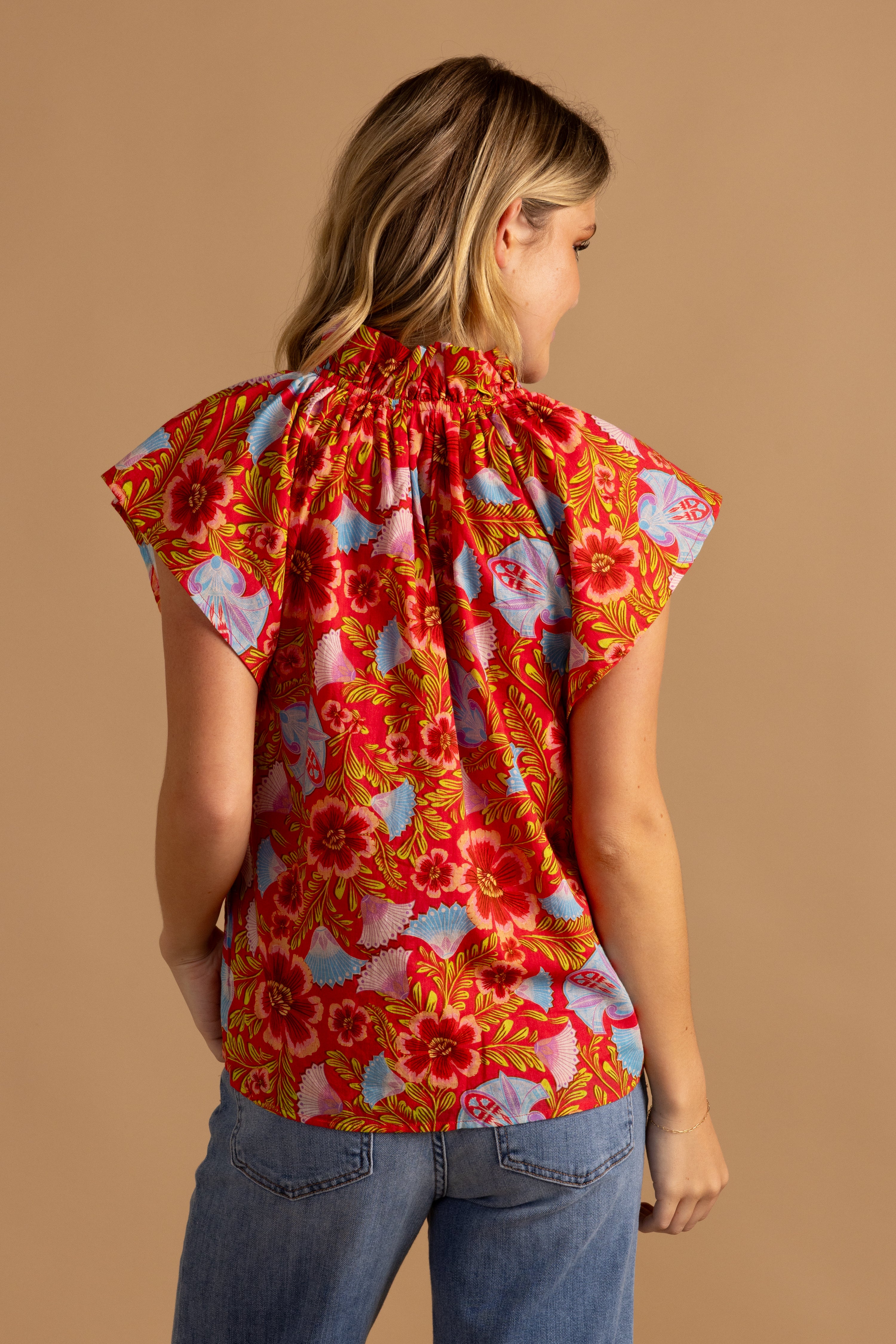 Em Top - Retro Floral