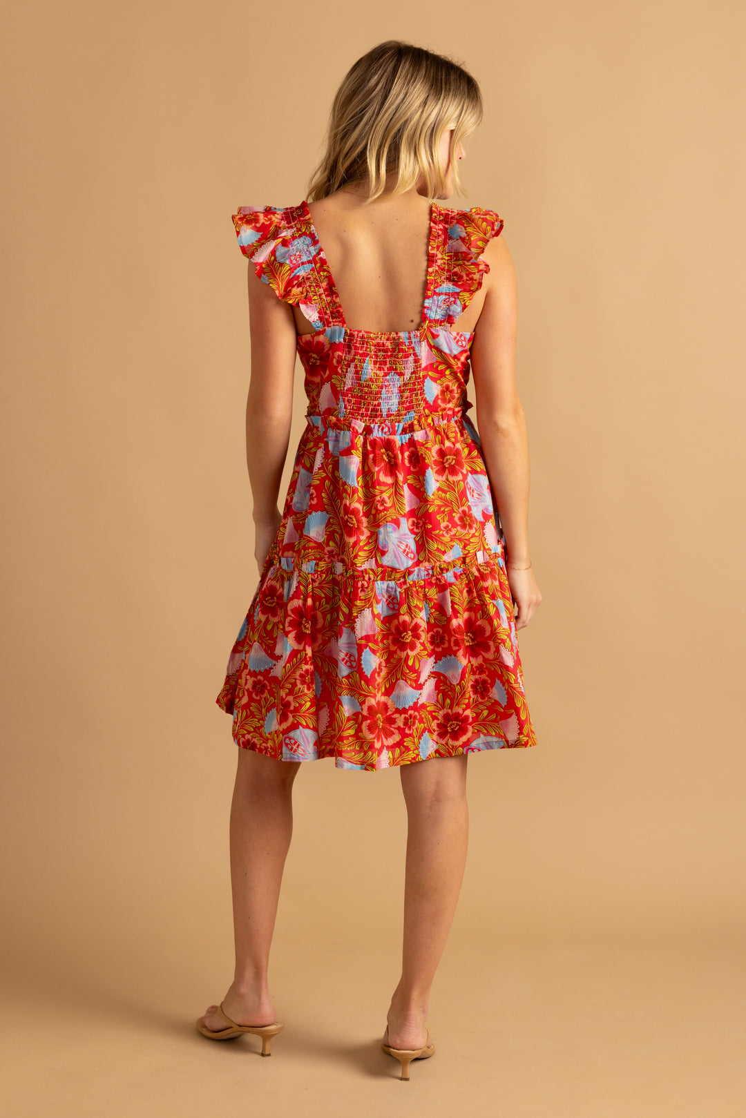 Maya Dress - Retro Floral Reef
