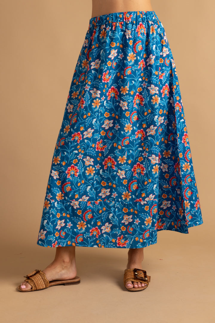 Marisol Skirt - Midnight Ivy