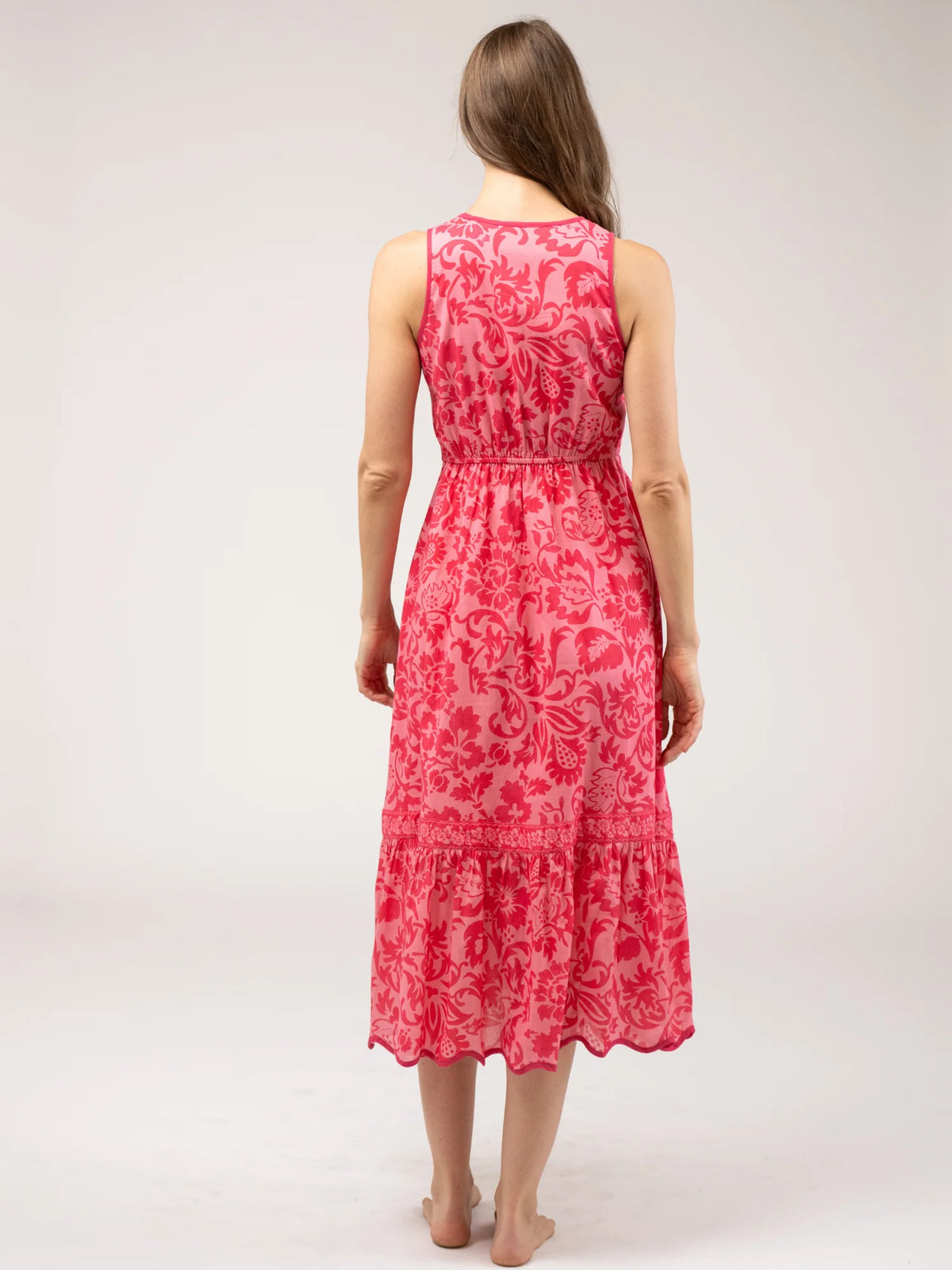 Lina Dress - Pink Flore
