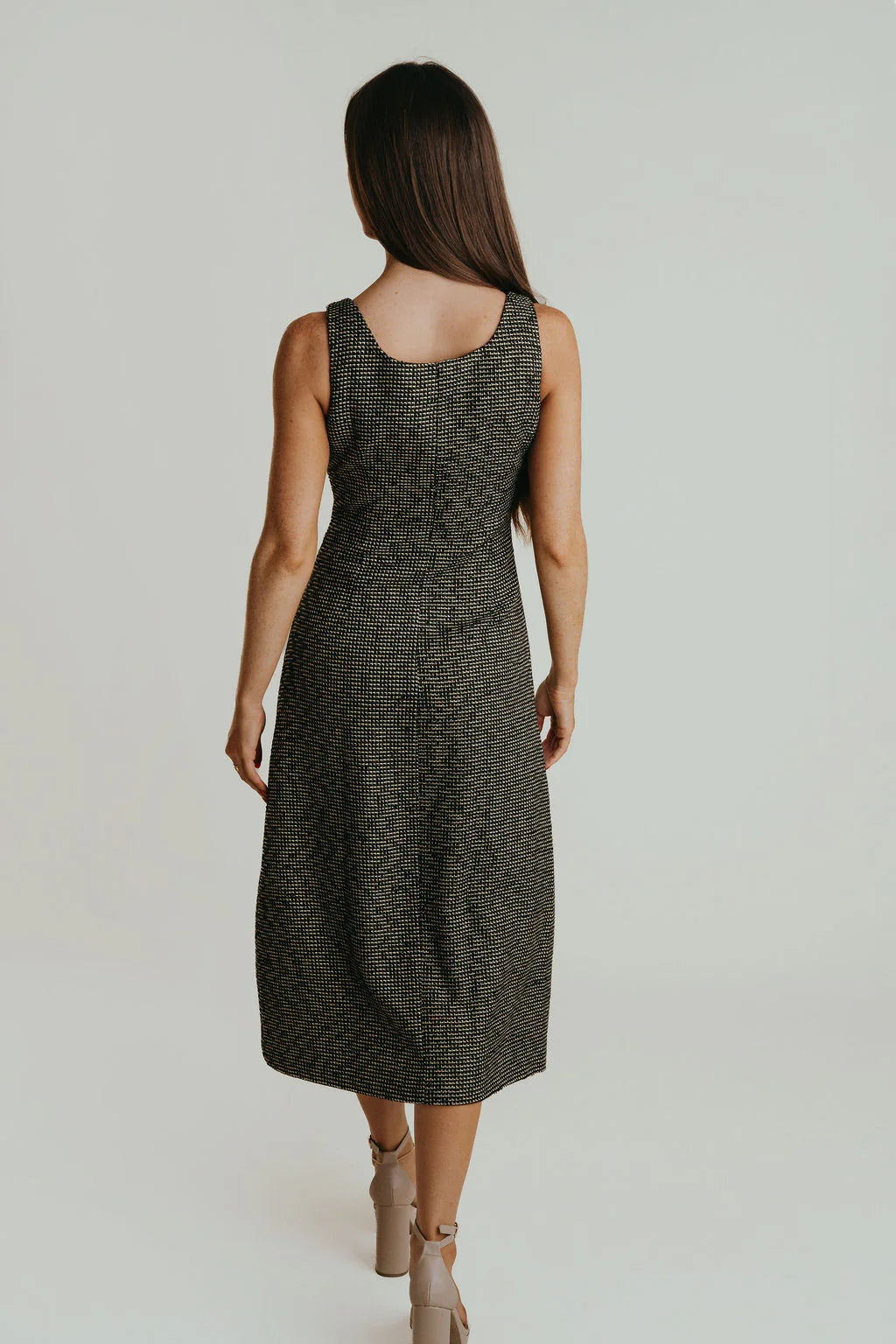 Maze Dress - Black & Gold