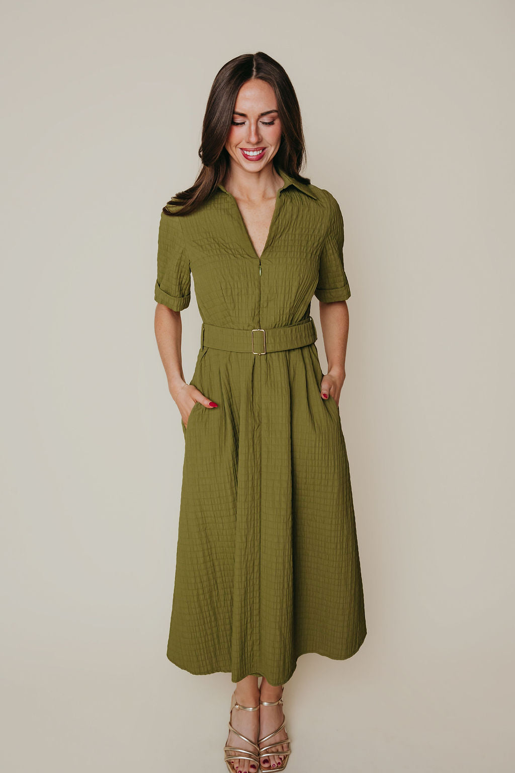 Mary Dress - Olive
